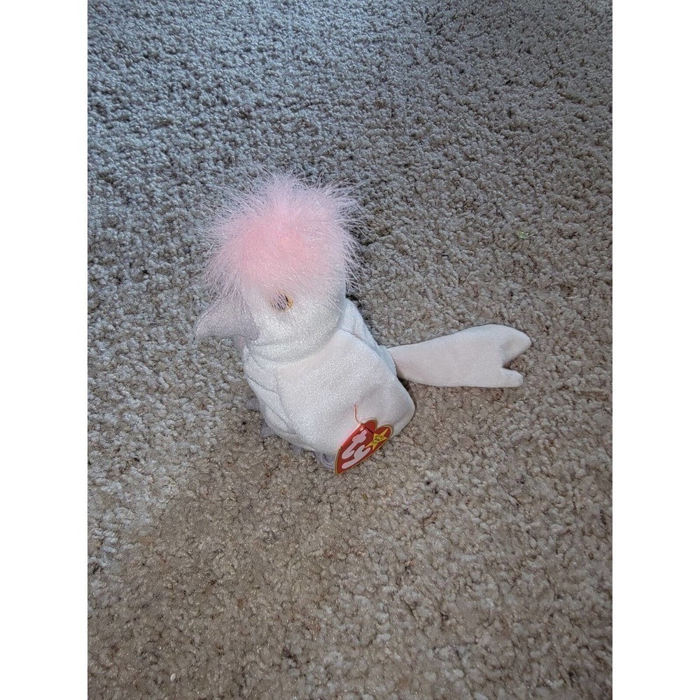 TY Beanie Baby ~ KUKU Cockatoo Bird #4192 1997 New with TAG Retired